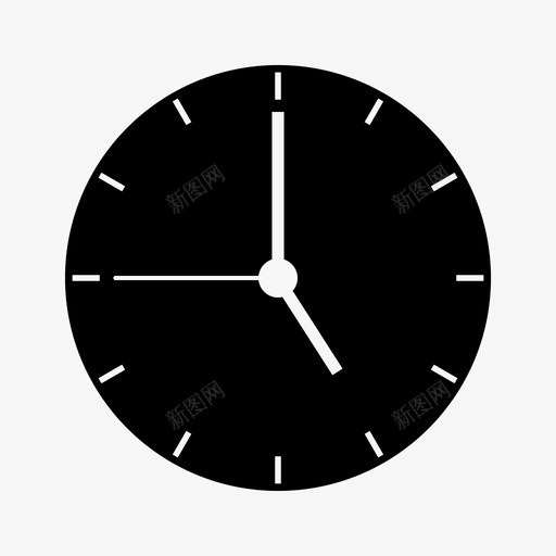时钟现代办公室图标svg_新图网 https://ixintu.com 办公室 时钟 时间 现代