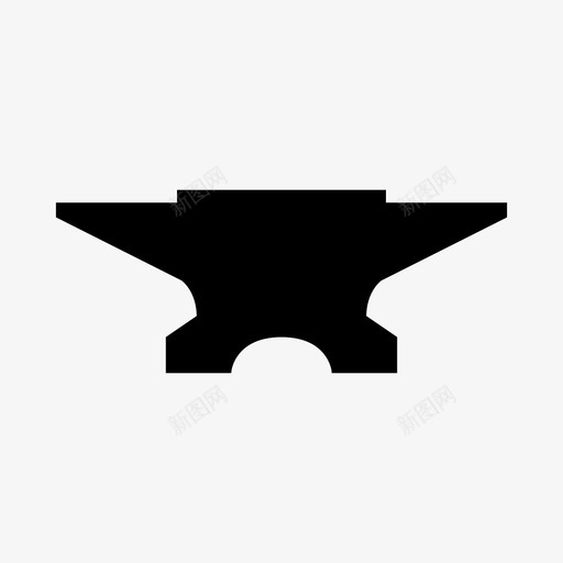 重锤工业铁图标svg_新图网 https://ixintu.com 工业 重锤 金属 铁