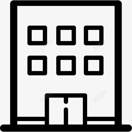 楼栋svg_新图网 https://ixintu.com 楼栋