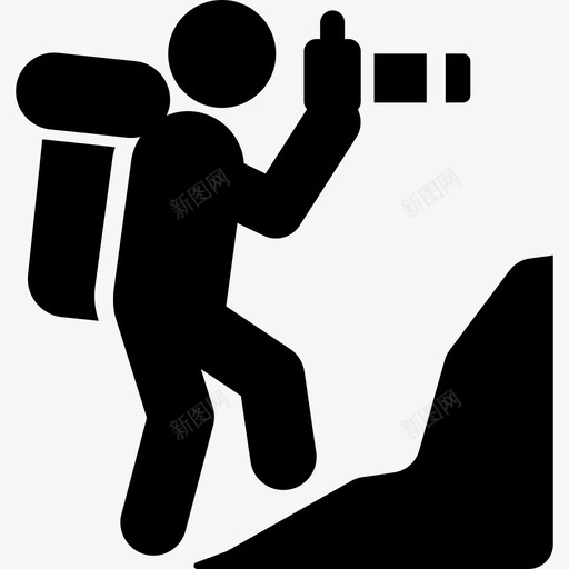 自然摄影师人物象形图图标svg_新图网 https://ixintu.com 人物 自然摄影师 象形图