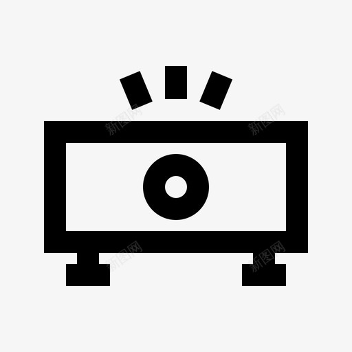 投影仪视频教育网络网格图标svg_新图网 https://ixintu.com 投影仪 教育网络网格 视频