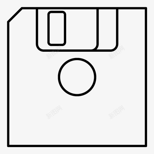 软盘碟片保存文件图标svg_新图网 https://ixintu.com 保存文件 碟片 软盘