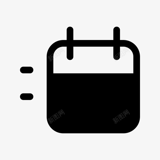 日历日期日程安排图标svg_新图网 https://ixintu.com 日历 日期 日程安排 高级服务ios优化