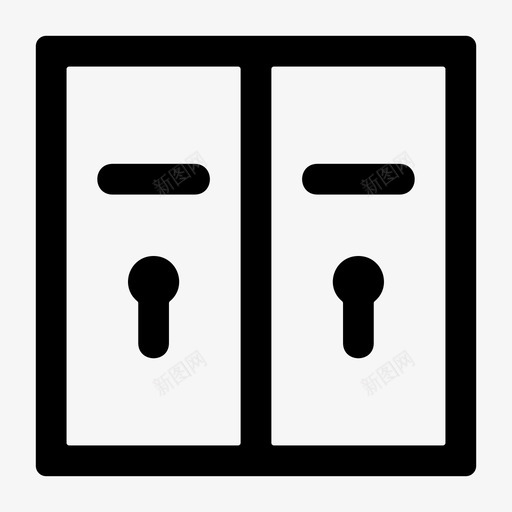 储物柜健身房储物柜学校图标svg_新图网 https://ixintu.com 仓库 健身房储物柜 储物柜 学校 学校和教育字形v1