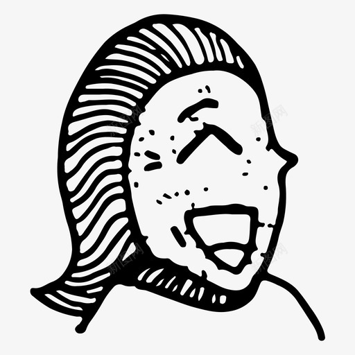快乐满足高兴图标svg_新图网 https://ixintu.com 享受 大笑 尼泊尔情绪 快乐 满足 高兴