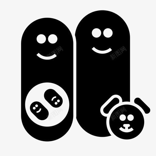 怀孕的双胞胎婴儿家庭图标svg_新图网 https://ixintu.com 婴儿 家庭 怀孕 怀孕的双胞胎 第一个家庭 计划生育