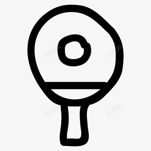 网球活动健身图标svg_新图网 https://ixintu.com 健身 室内 手绘运动健身 活动 游戏 网球 运动