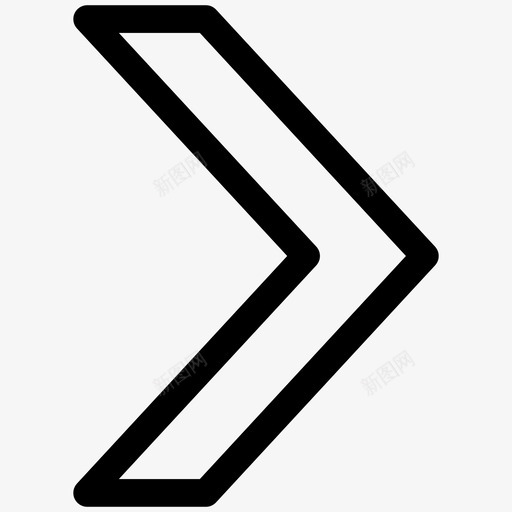 向前箭头下一个右箭头3图标svg_新图网 https://ixintu.com 下一个 右箭头3 向前箭头
