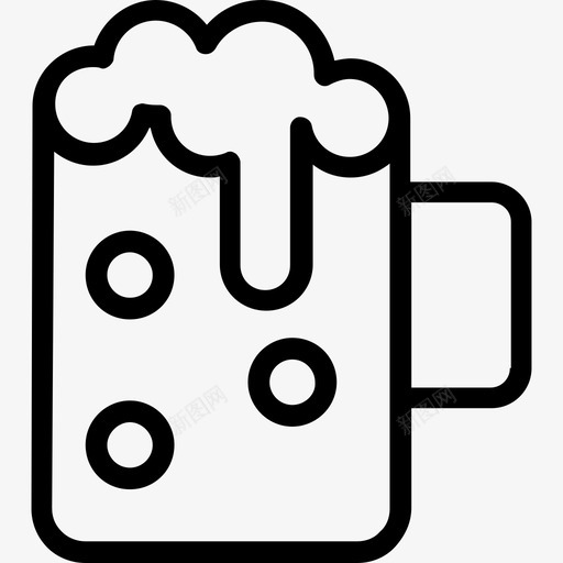啤酒杯酒精麦芽酒图标svg_新图网 https://ixintu.com 啤酒杯 酒精 酒精系列图标 饮料 麦芽酒