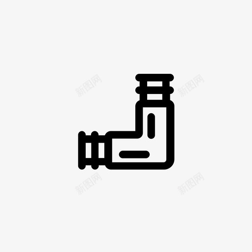 管弯头图标svg_新图网 https://ixintu.com 管弯头