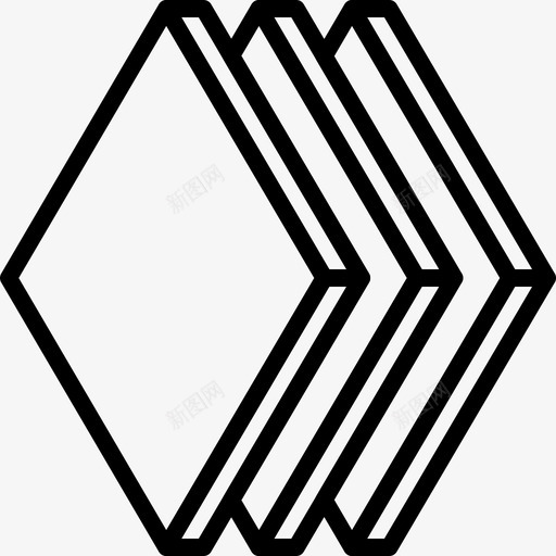 透视层层表图标svg_新图网 https://ixintu.com 层 果冻轮廓层第1卷 栈 表 透视层