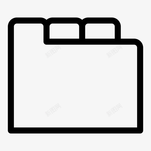 网页关闭文件夹图标svg_新图网 https://ixintu.com 关闭文件夹 网页
