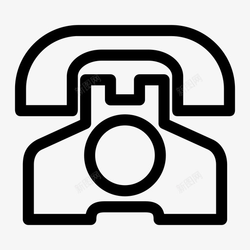 电话拨号转盘图标svg_新图网 https://ixintu.com 拨号 电话 转盘 通话