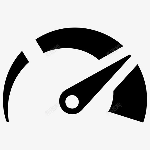 性能控制仪表板图标svg_新图网 https://ixintu.com 业务收集 仪表 仪表板 性能 控制 速度