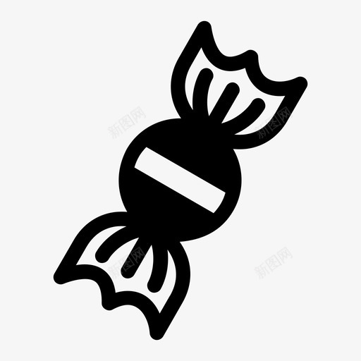 糖果食物零食图标svg_新图网 https://ixintu.com 包装糖果 糖果 零食 食物