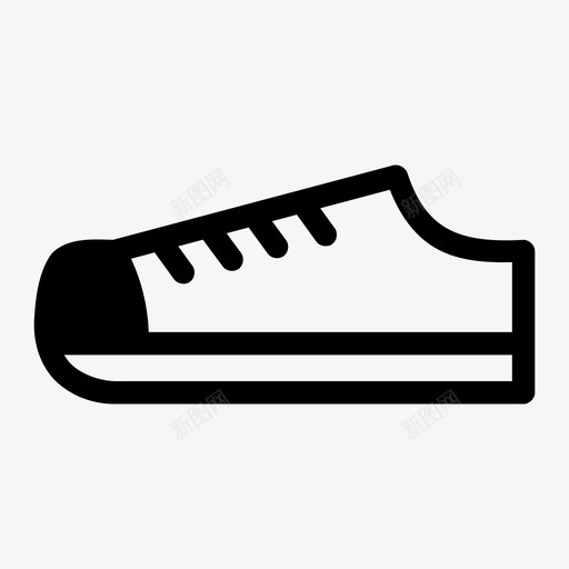 鞋时尚休闲鞋图标svg_新图网 https://ixintu.com 休闲鞋 时尚 穿 鞋