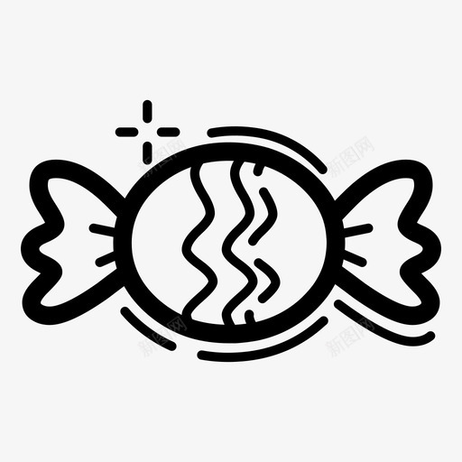 糖果食物美味的食物图标svg_新图网 https://ixintu.com 糖果 美味的食物 食物