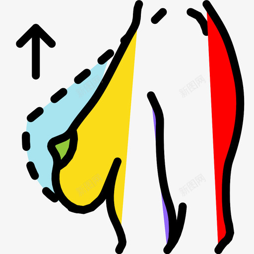 隆胸隆胸手术图标svg_新图网 https://ixintu.com 隆胸 隆胸手术