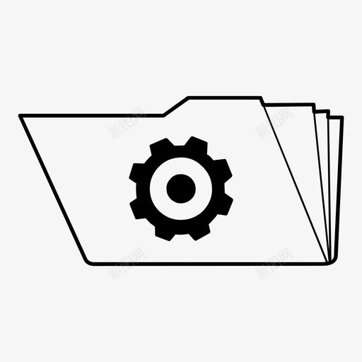 预订系统cog文件夹图标svg_新图网 https://ixintu.com cog 文件夹 网站uiline风格 预订系统 齿轮