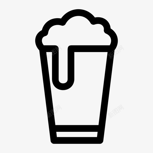 啤酒酒吧啤酒杯图标svg_新图网 https://ixintu.com 啤酒 啤酒杯 啤酒泡沫 酒吧