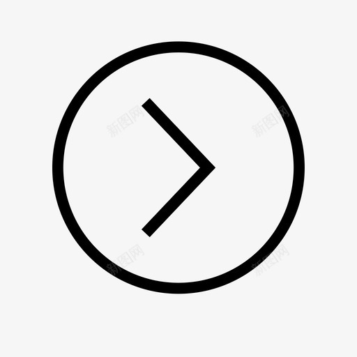 右箭头圈圈svg_新图网 https://ixintu.com 右箭头圈圈 rarrow