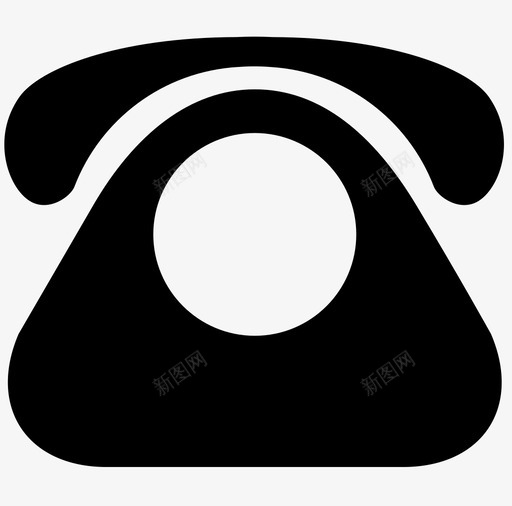 icon-老式电话svg_新图网 https://ixintu.com icon-老式电话