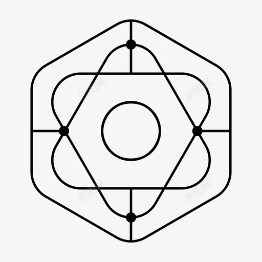 神圣的几何学几何学神秘主义图标svg_新图网 https://ixintu.com 几何学 神圣的几何学 神秘主义