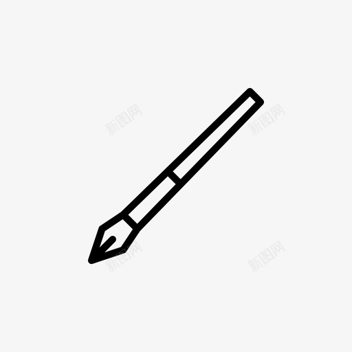 钢笔艺术绘画图标svg_新图网 https://ixintu.com 墨水 潦草 绘画 艺术 艺术3 钢笔