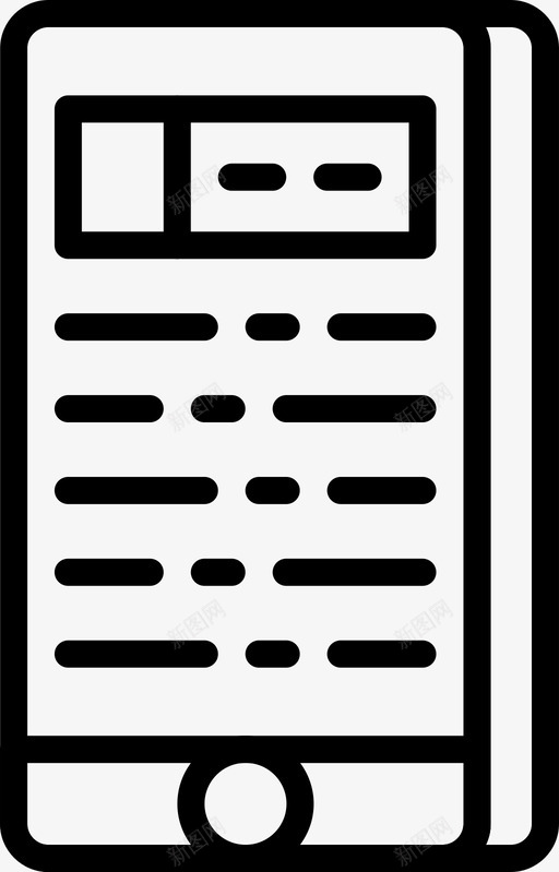 应用程序布局文章内容图标svg_新图网 https://ixintu.com jellycons概述uxmobilevol1 内容 应用程序布局 文本 文章 界面
