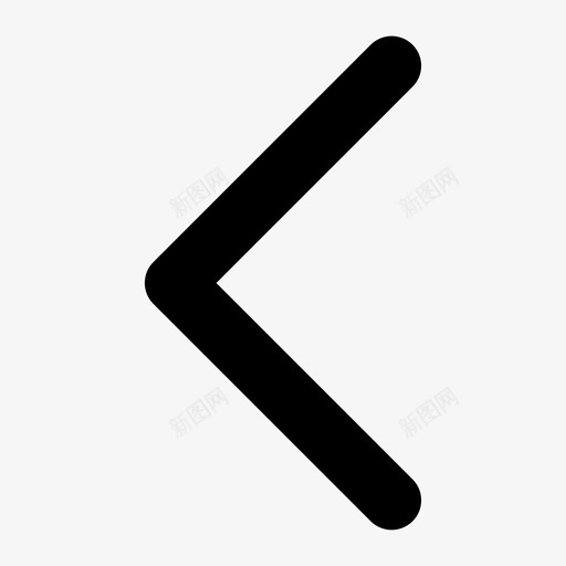 公用-单箭头-左svg_新图网 https://ixintu.com 公用-单箭头-左