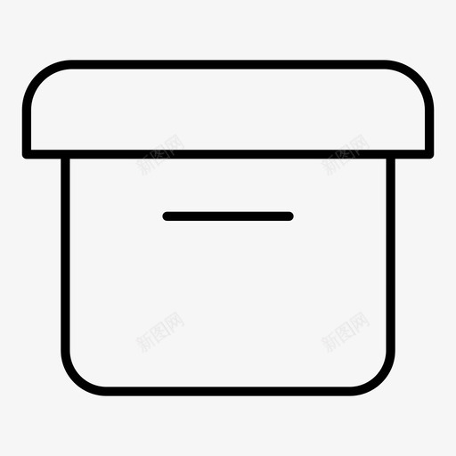 档案箱图标svg_新图网 https://ixintu.com 档案箱