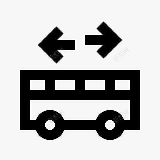 班车接送优质网络网格图标svg_新图网 https://ixintu.com 优质网络网格 接送 班车