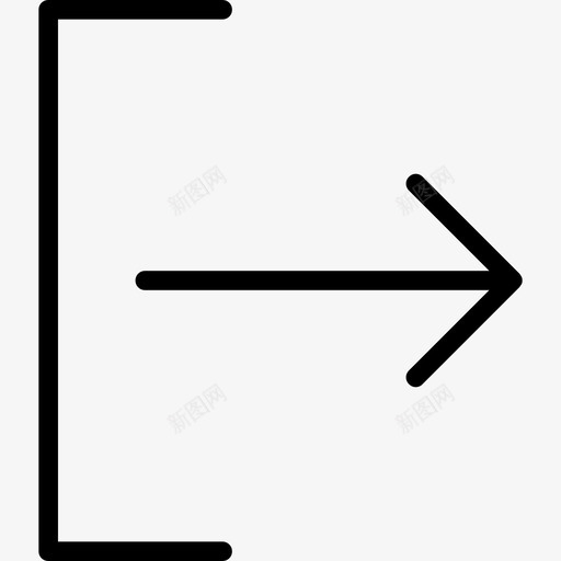 注销箭头优雅的界面图标svg_新图网 https://ixintu.com 优雅的界面 注销 箭头