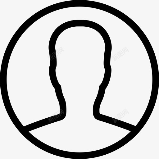 个人中心(男)svg_新图网 https://ixintu.com 个人中心(男)