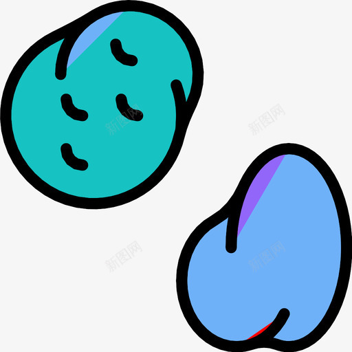 红薯吃食物图标svg_新图网 https://ixintu.com 健康 吃 红薯 维生素 蔬菜 食物