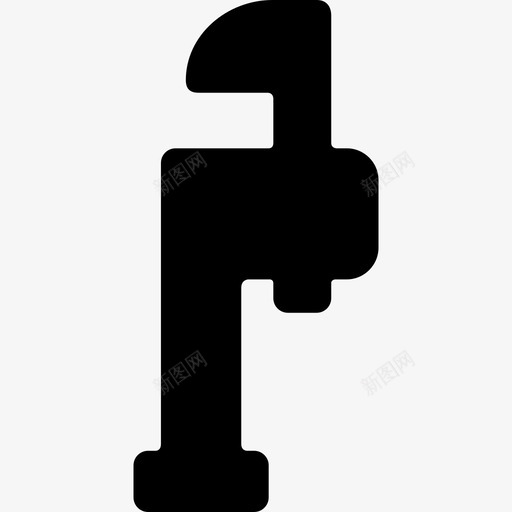 管子钳工具箱图标svg_新图网 https://ixintu.com 工具箱 管子钳