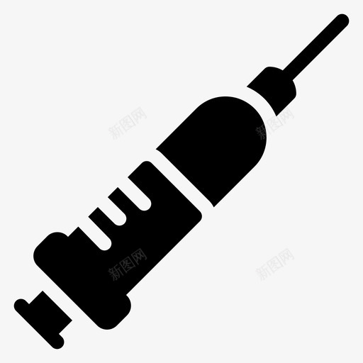 注射健康医药图标svg_新图网 https://ixintu.com 健康 医药 服务 注射 注射器 药房 运动健身glphs图标
