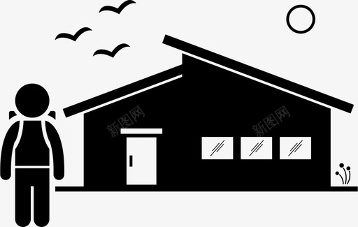 幼儿园儿童学校图标svg_新图网 https://ixintu.com 儿童 学校 学生学校教育水平 幼儿园
