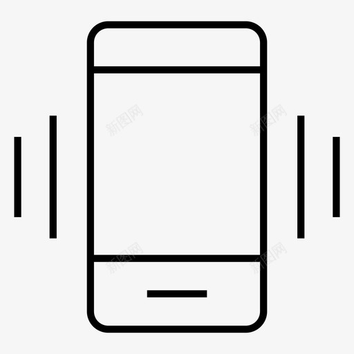 智能手机震动手机震动图标svg_新图网 https://ixintu.com 手机响 手机震动 智能手机震动