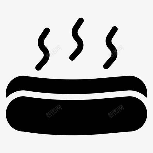 食物吃快图标svg_新图网 https://ixintu.com 吃 快 热狗 酒店 食品和饮料雕文图标 食物