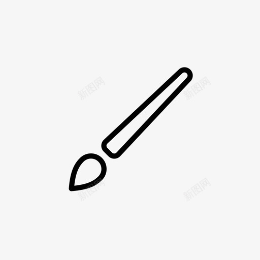画笔画笔3图标svg_新图网 https://ixintu.com 画笔 画笔3