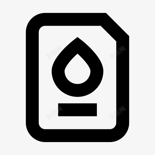 水证书账单能源图标svg_新图网 https://ixintu.com 公用事业 材料图标生态 水证书 环境 电力 能源 账单
