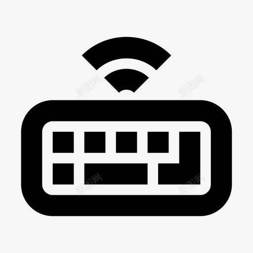 键盘计算机媒体硬件材料图标svg_新图网 https://ixintu.com 媒体硬件材料图标 计算机 键盘
