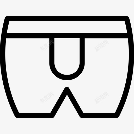 运动短裤内衣图标svg_新图网 https://ixintu.com 内衣 运动短裤