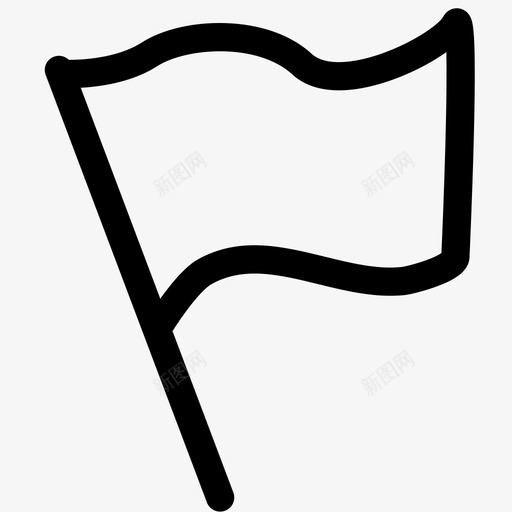 小红旗-01svg_新图网 https://ixintu.com 小红旗-01