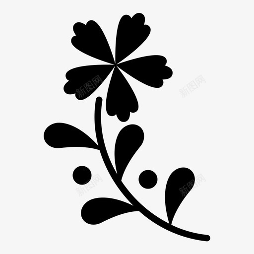 花花瓣植物图标svg_新图网 https://ixintu.com 植物 花 花瓣
