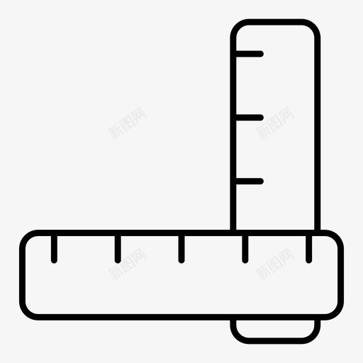 秤量量尺图标svg_新图网 https://ixintu.com 尺 秤 量 量尺