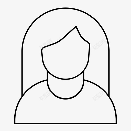 经理女商人图标svg_新图网 https://ixintu.com 女商人 经理