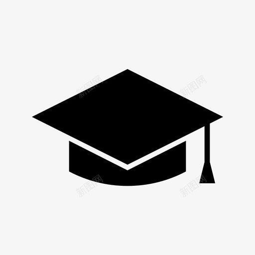 学历研究生帽子图标svg_新图网 https://ixintu.com 学历 帽子 研究生