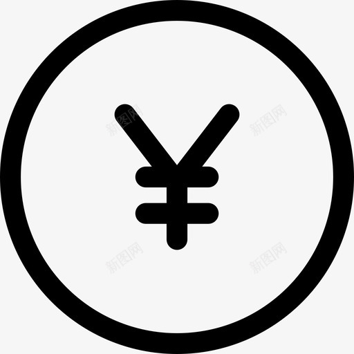 人民币硬币商业现金图标svg_新图网 https://ixintu.com 人民币硬币 商业 现金 财富 货币